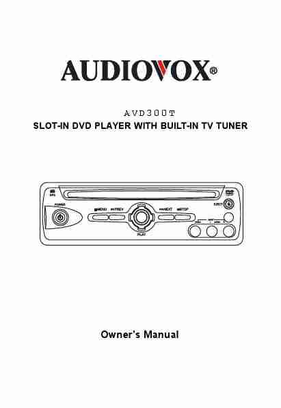 Audiovox Car Stereo System AVD300T-page_pdf